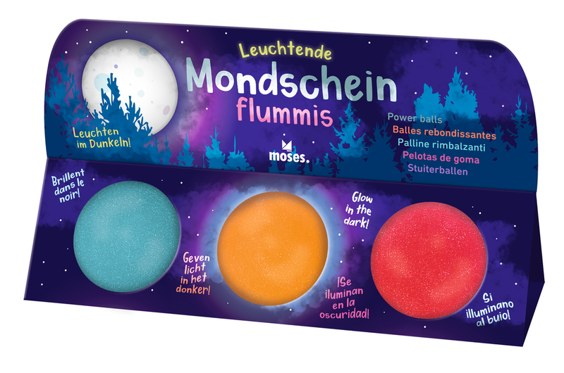 moses Leuchtende Mondscheinflummis (3er Set)