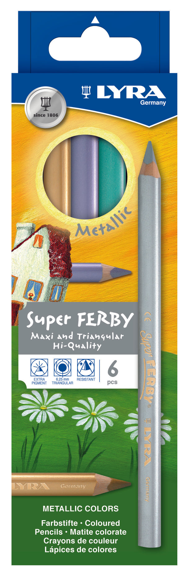 Lyra Super Ferby Metallic Set 6 Stück
